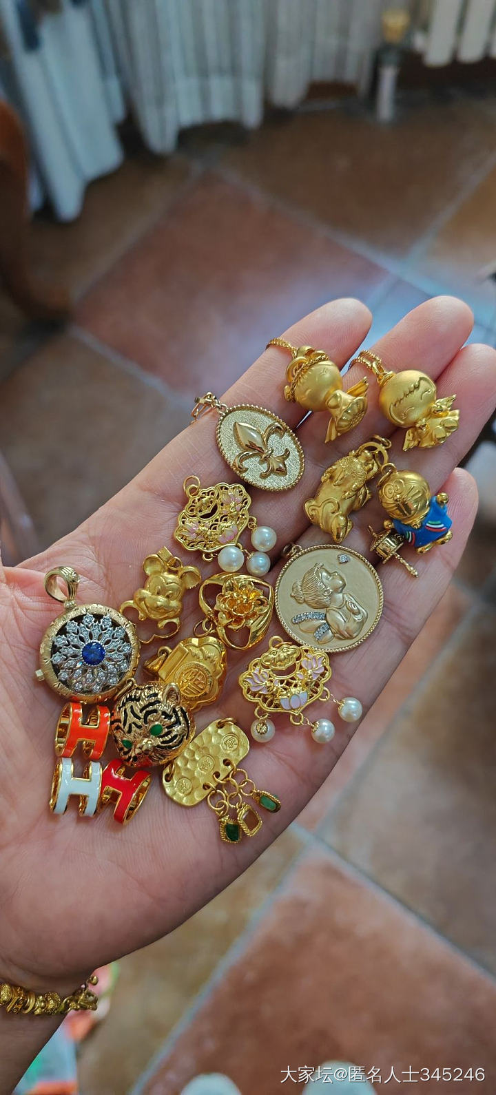 黄金K金吊坠，钻戒💍，彩宝，珍珠饰品