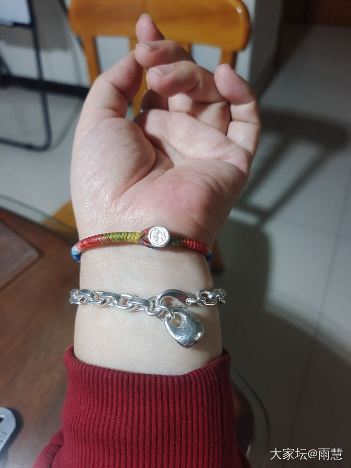 振贤莲蓬柿子金刚结手绳！_银