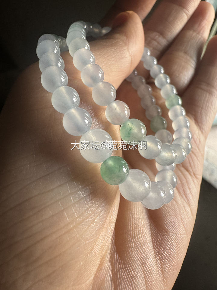 小千一串的冰珠子带紫底的冰珠子仙女🧚‍♀️串_首饰