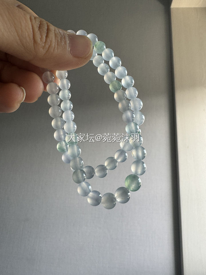 小千一串的冰珠子带紫底的冰珠子仙女🧚‍♀️串_首饰