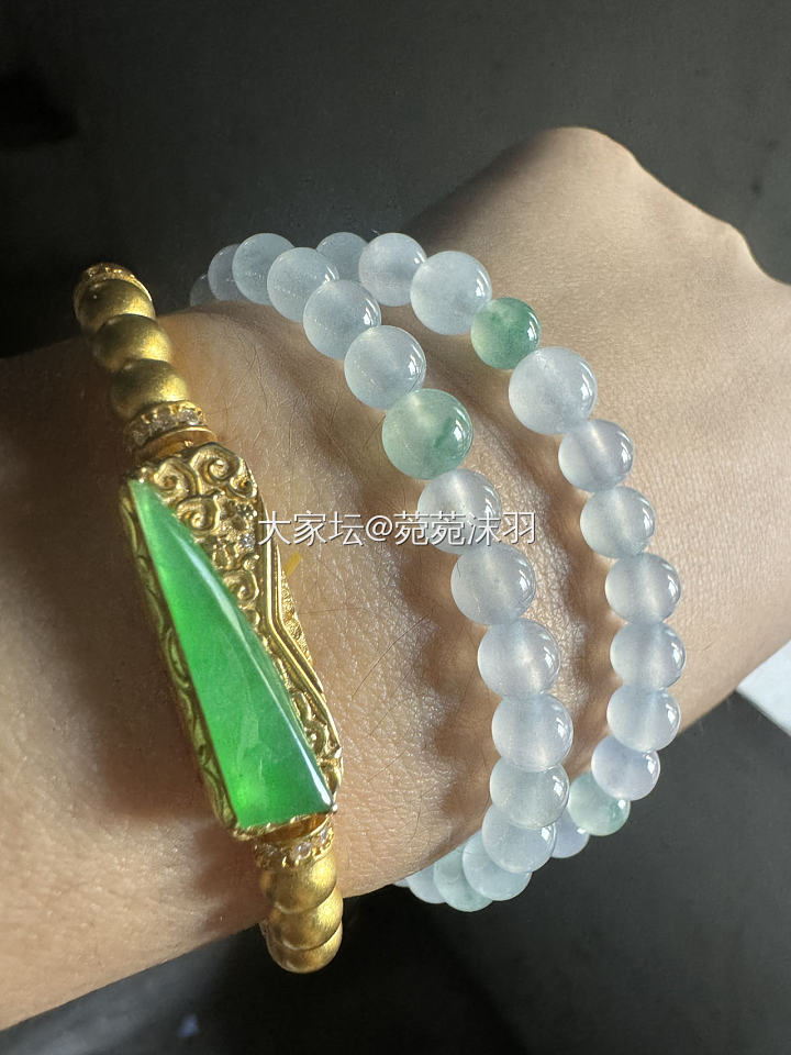 小千一串的冰珠子带紫底的冰珠子仙女🧚‍♀️串_首饰