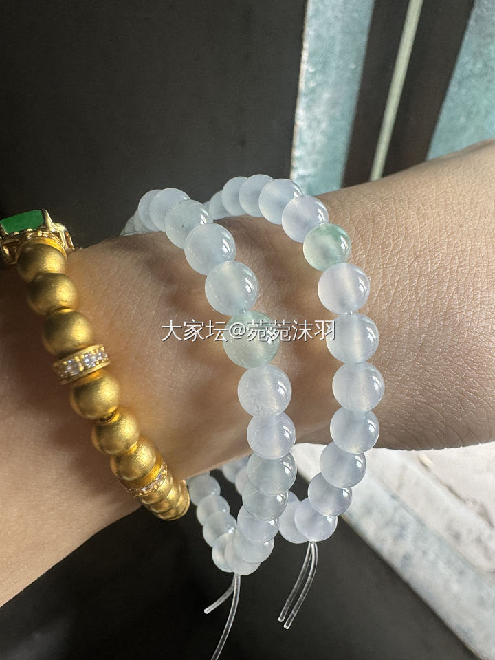 小千一串的冰珠子带紫底的冰珠子仙女🧚‍♀️串_首饰