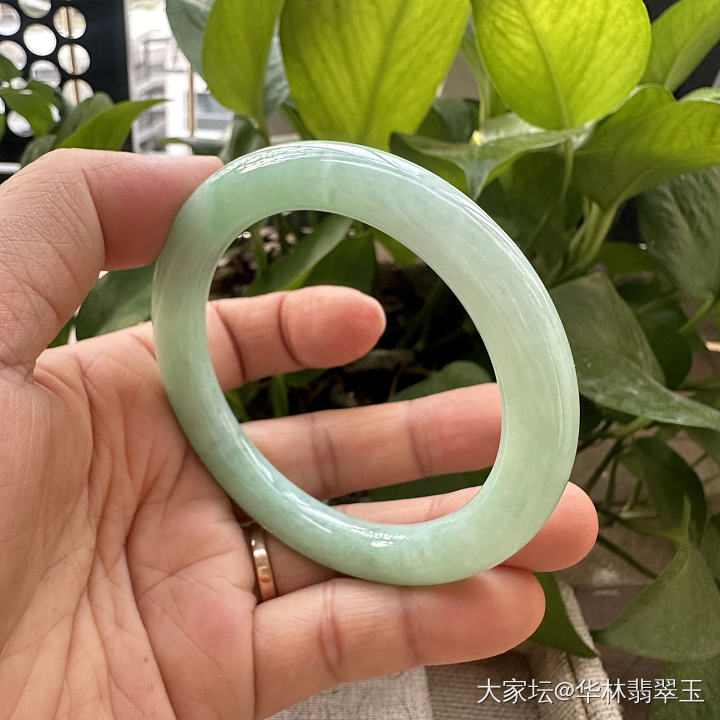 黄加绿苹果绿圆条55 MM_翡翠