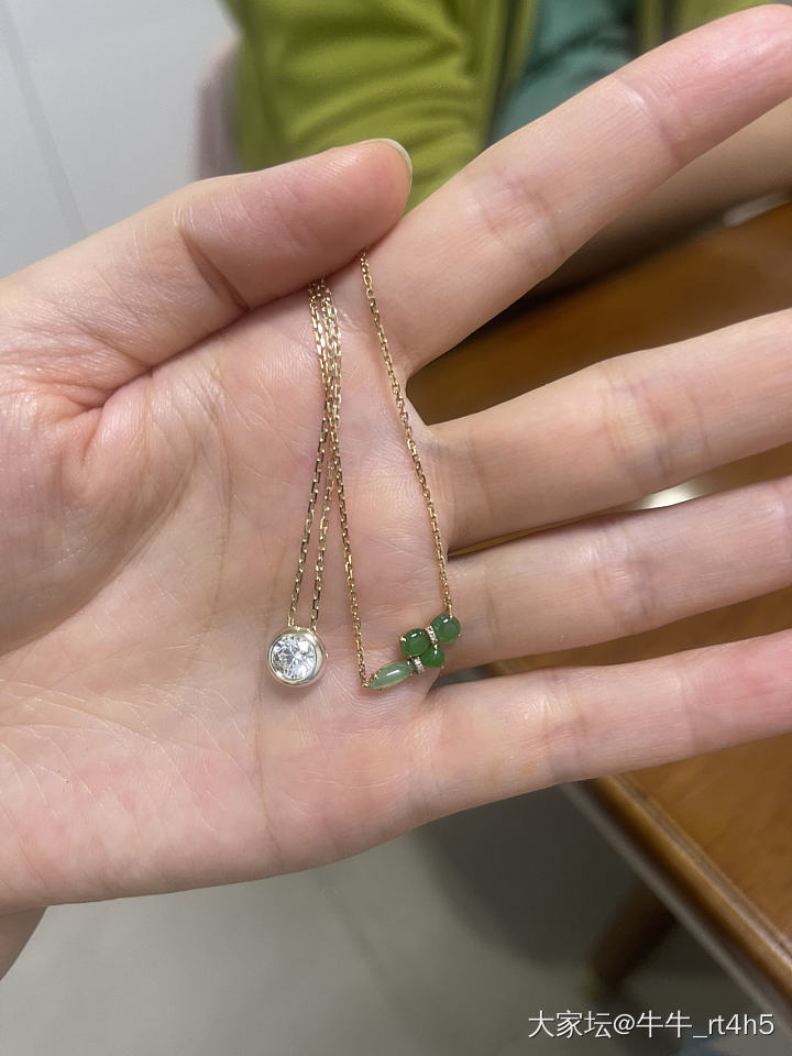 泡泡到了_钻石项链