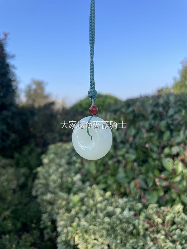 白玉平安扣_吊坠和田玉