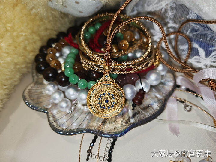 【青花罗盘大号返图】等了好久的工期，很精致超出预期~~~今天穿的睡衣没有上身，不..._福利社金