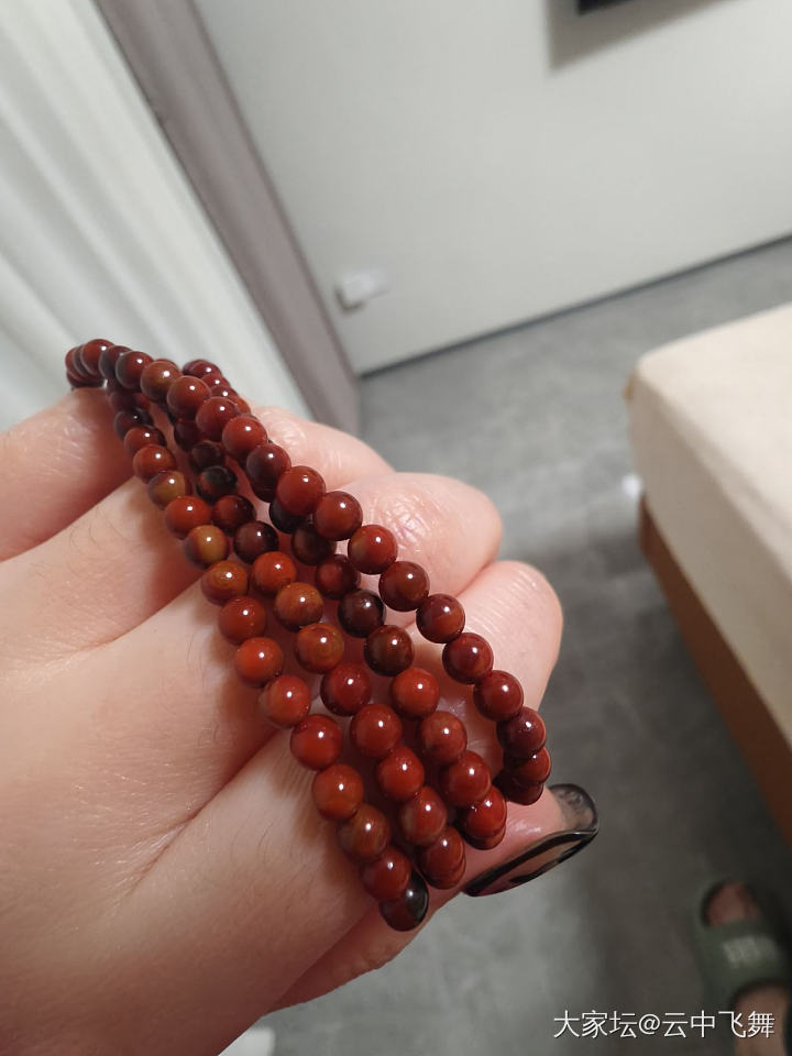 铁皮包浆多圈_珠串玉髓玛瑙