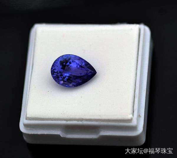 坦桑石 坦桑尼亚D矿区5A级别3.39克拉天然坦桑石戒面_坦桑石