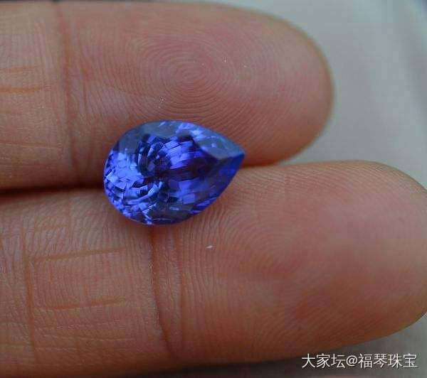 坦桑石 坦桑尼亚D矿区5A级别3.39克拉天然坦桑石戒面_坦桑石