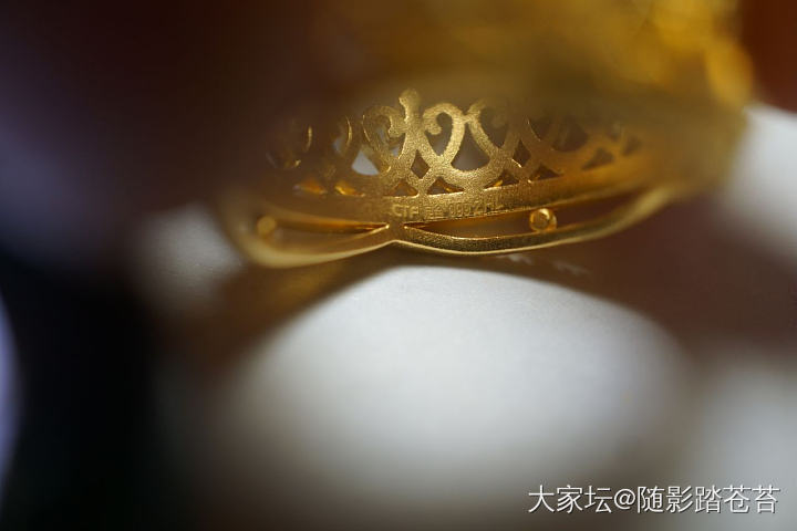 姐妹们 求鉴定_戒指金
