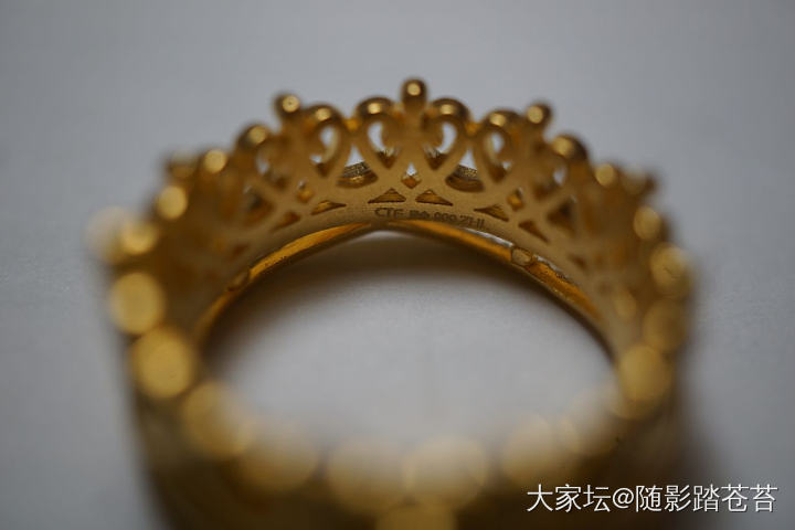 姐妹们 求鉴定_戒指金