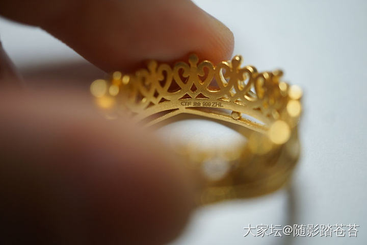 姐妹们 求鉴定_戒指金