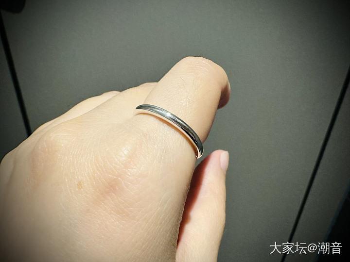 白亮的银子真好看_戒指银