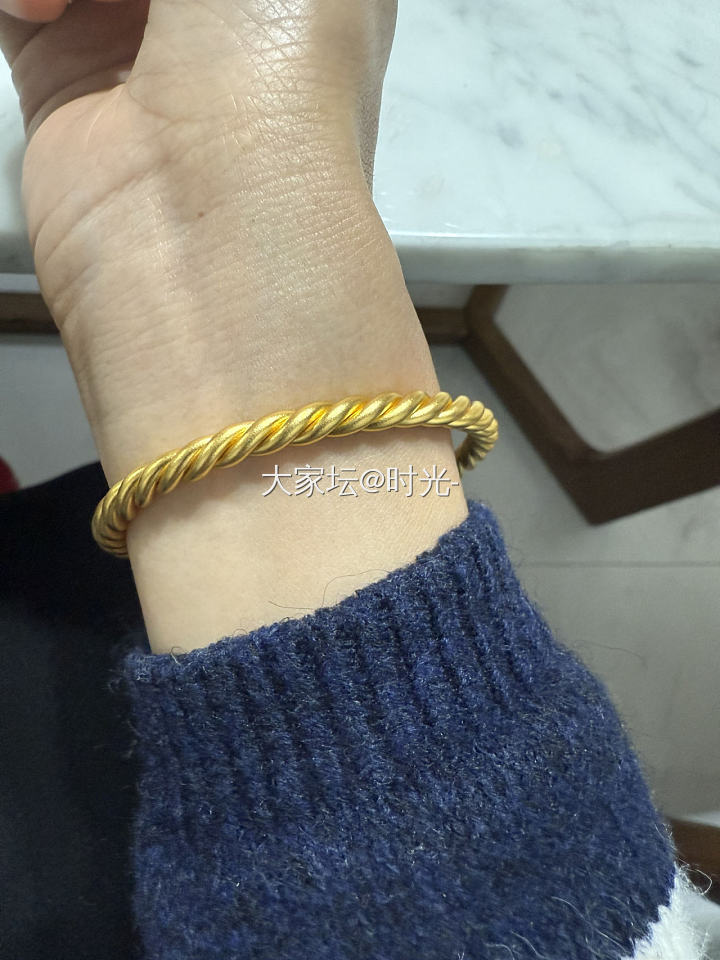 双股麻花_福利社手镯金