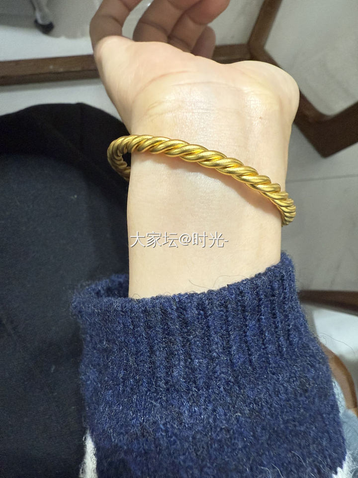 双股麻花_福利社手镯金