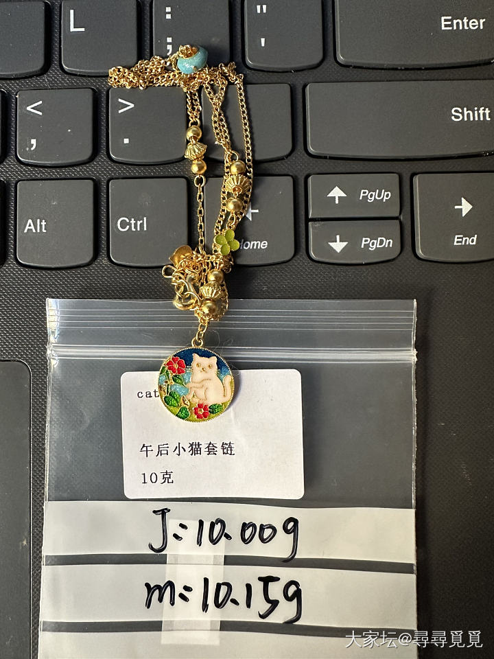 午后小猫😻萌动了老阿姨的少女心～_项链福利社金
