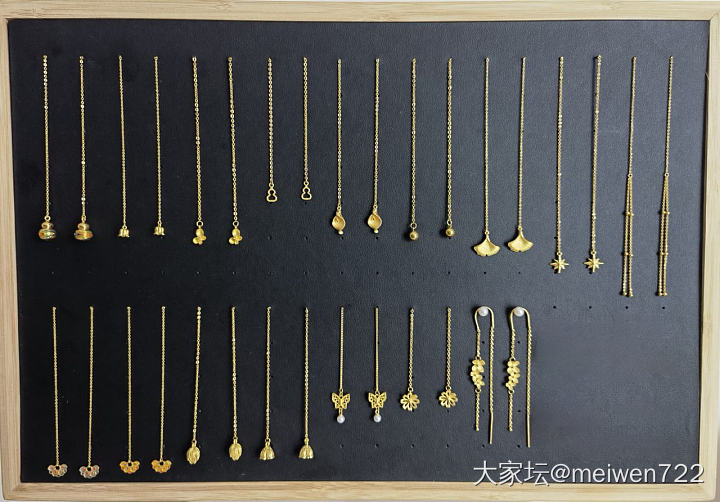 耳线合集_耳饰金