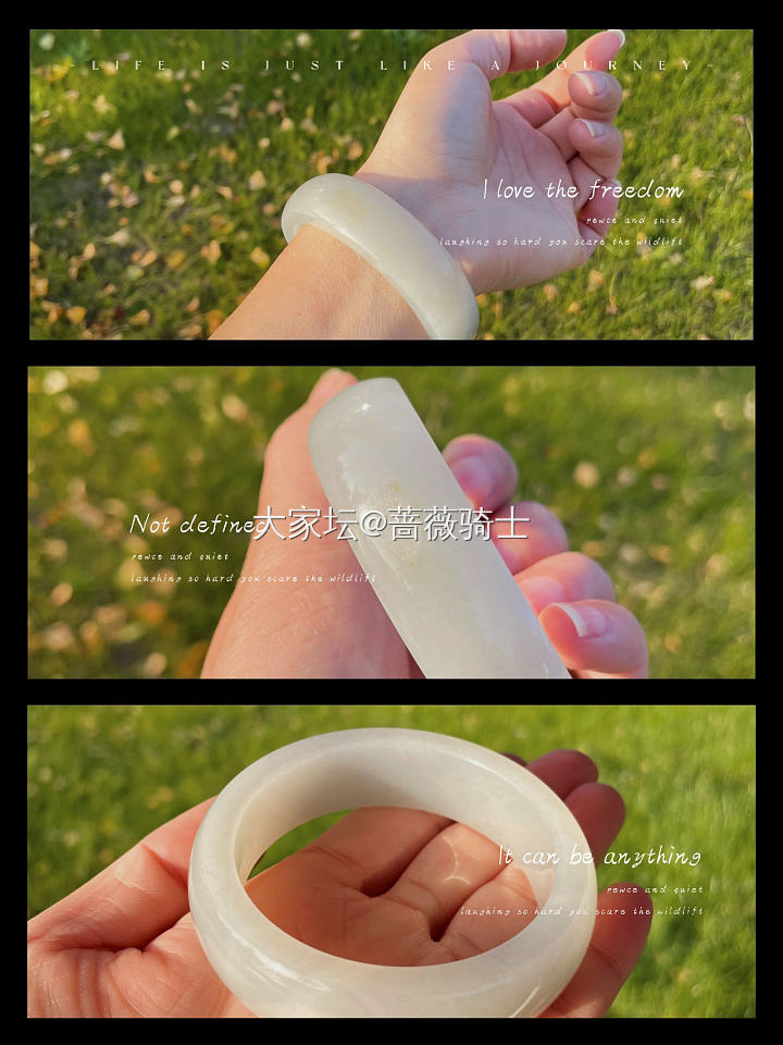 白底青花籽料轮胎镯_手镯和田玉