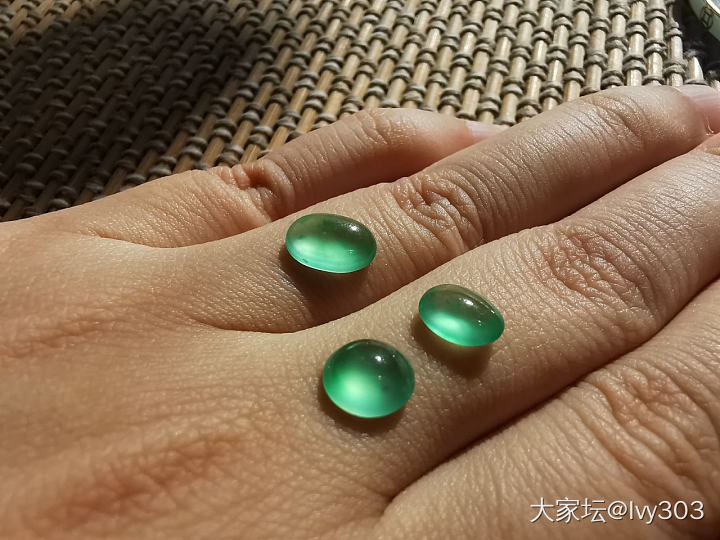 周末愉快_蛋面手饰翡翠金