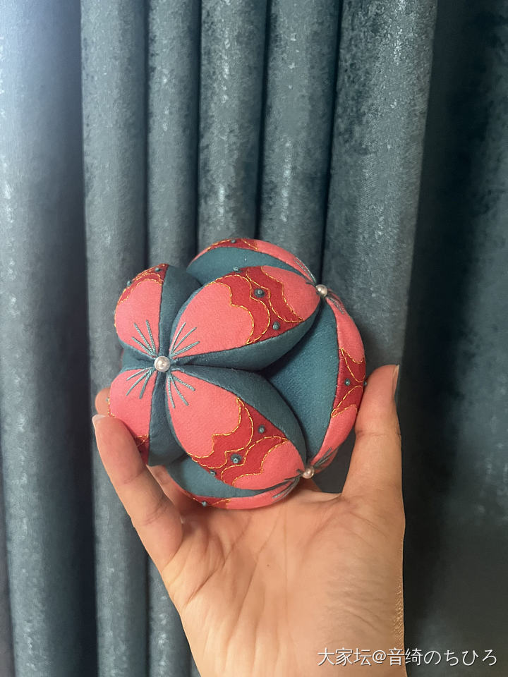 绣球也完工了，自己很满意了_手工diy
