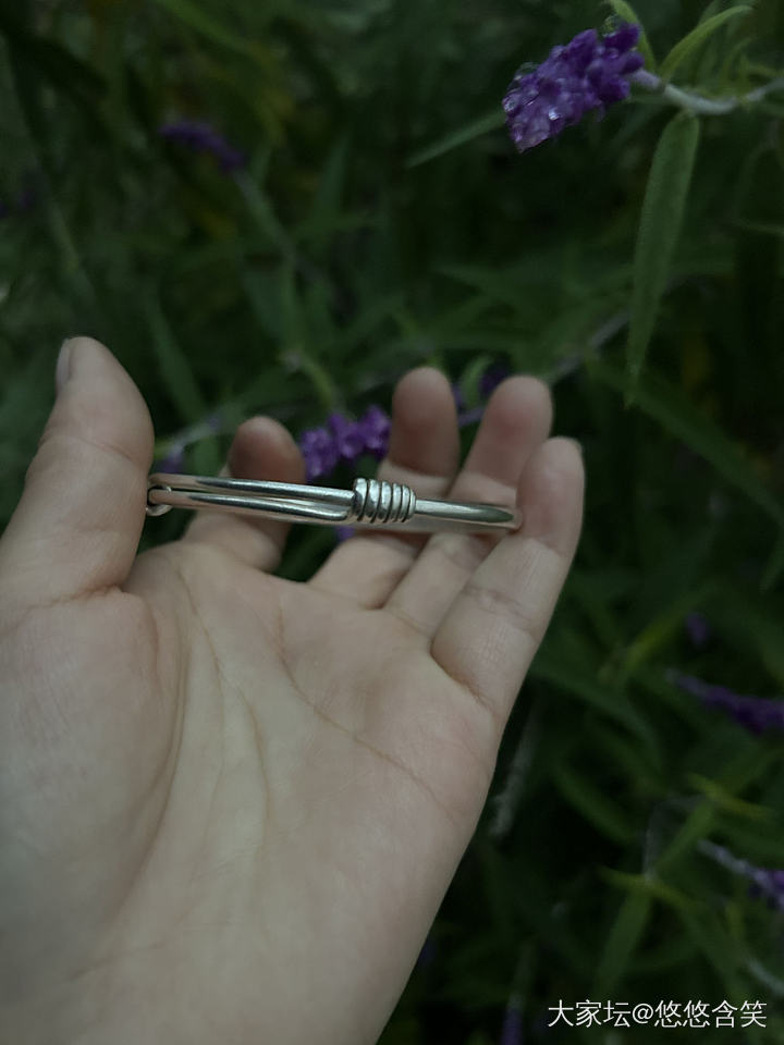 淘的银镯子_银
