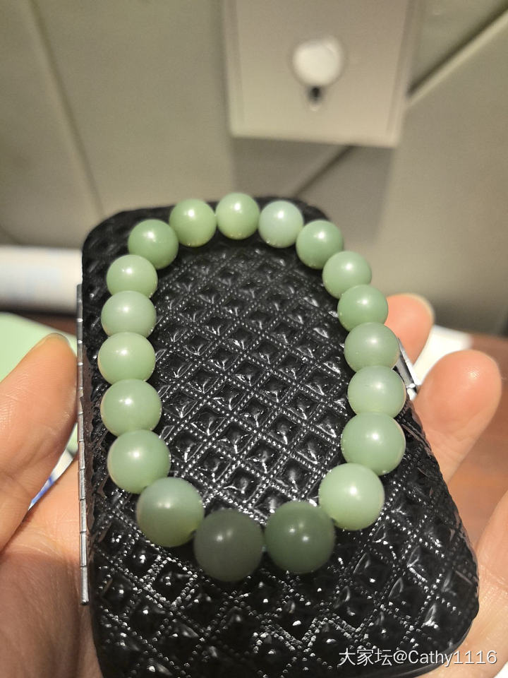 粉青串串_碧玉珠串和田玉