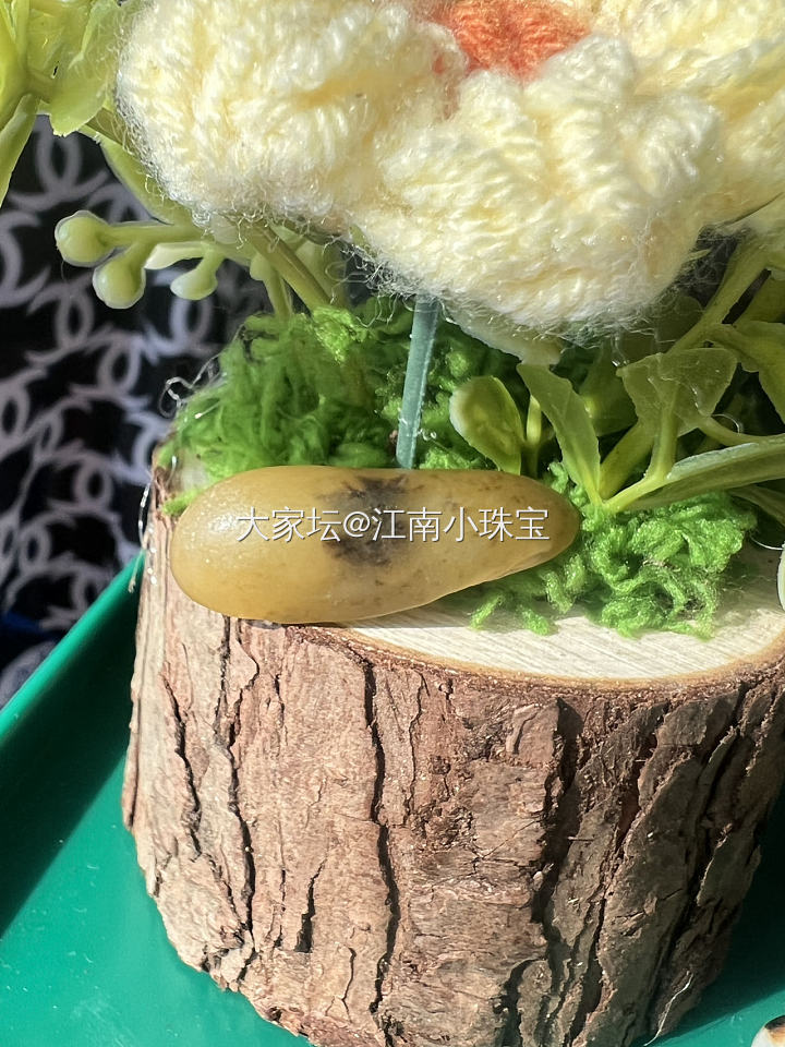 它好像一个毛毛虫_玉石和田玉