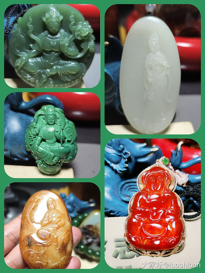 红的，黄的，绿的白的各种颜色各种味道。_翡翠和田玉