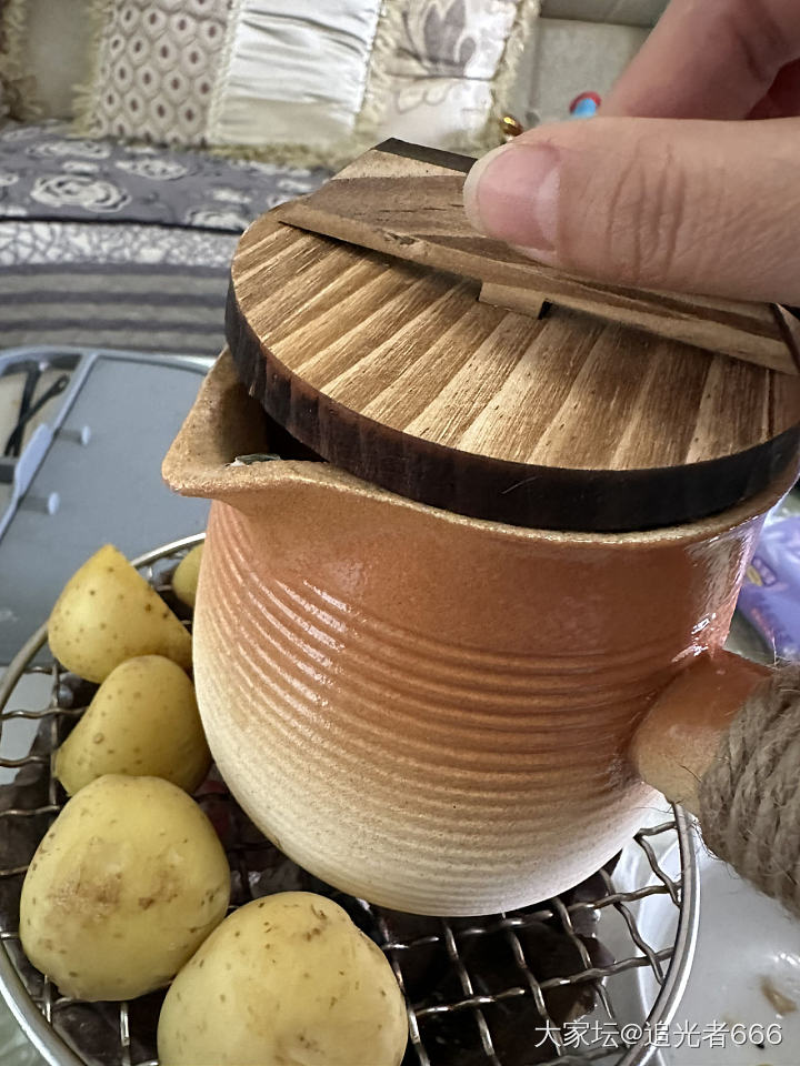 冬天到了，煮茶烤土豆果冻橙安排起来
