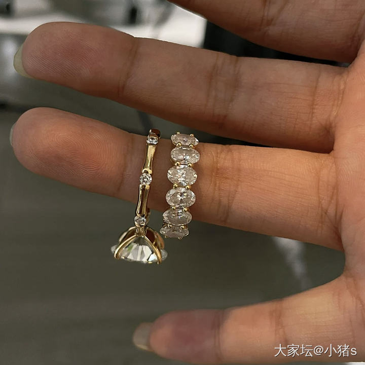 求助😘椭圆钻选款式啦_钻石