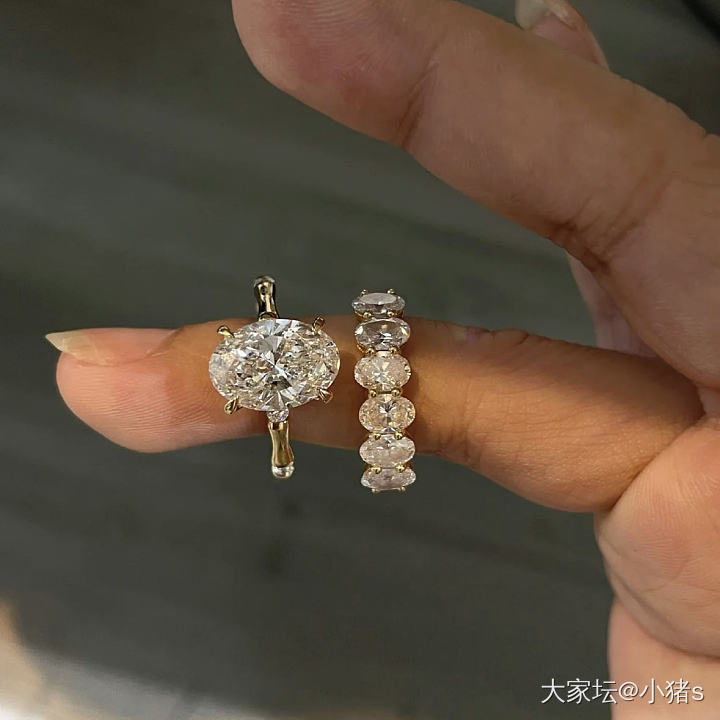 求助😘椭圆钻选款式啦_钻石