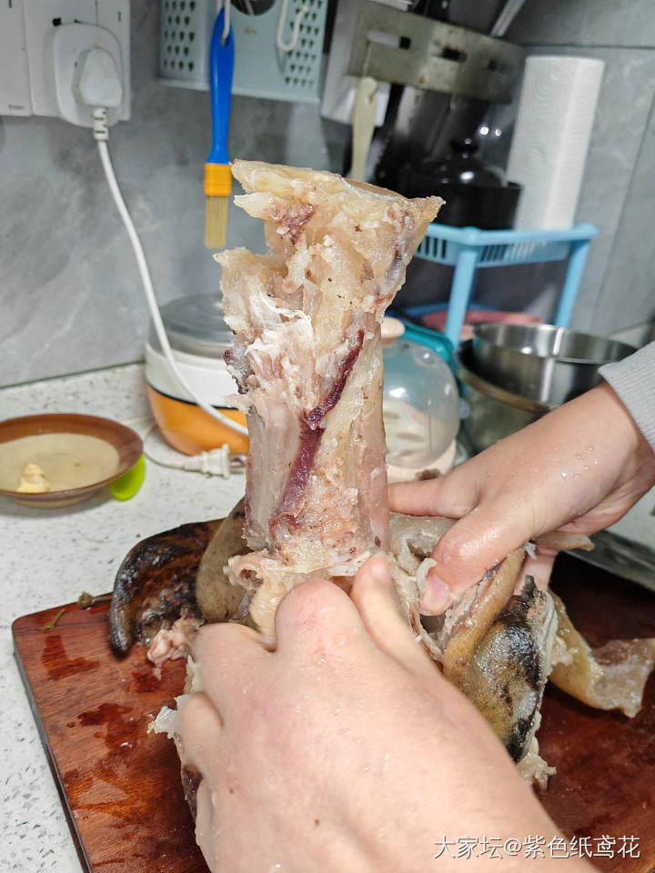 开心一刻：红烧牛蹄筋_美食