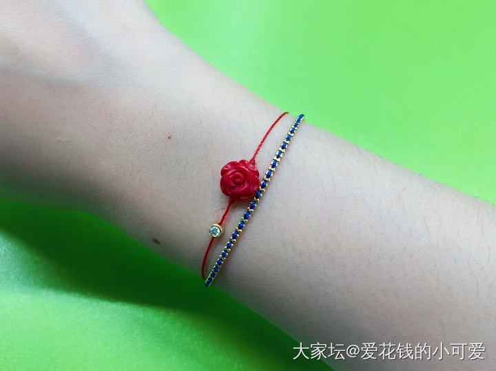 也想看看大家的redline法国小红绳_手链钻石