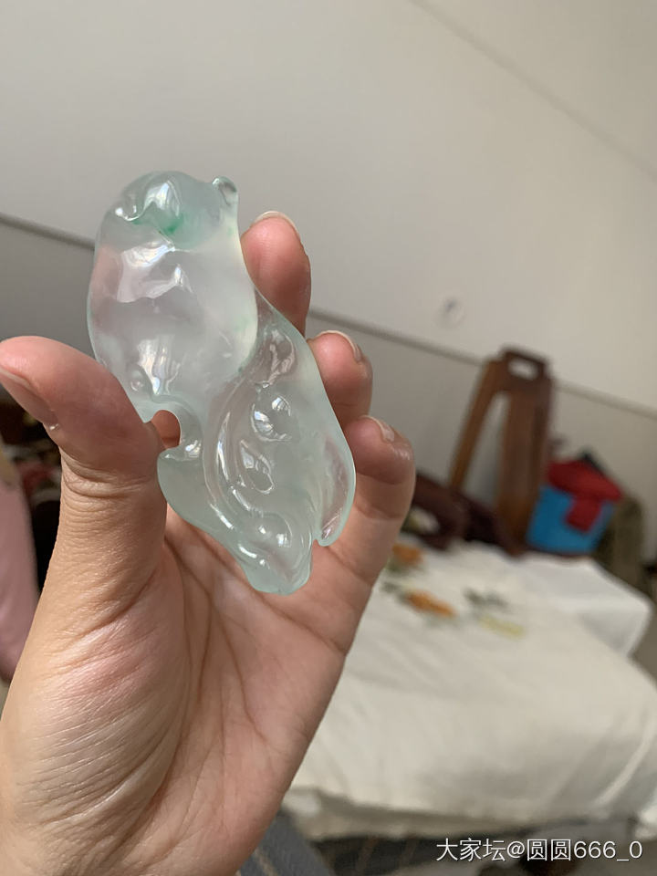 山间高士晶莹雪_翡翠
