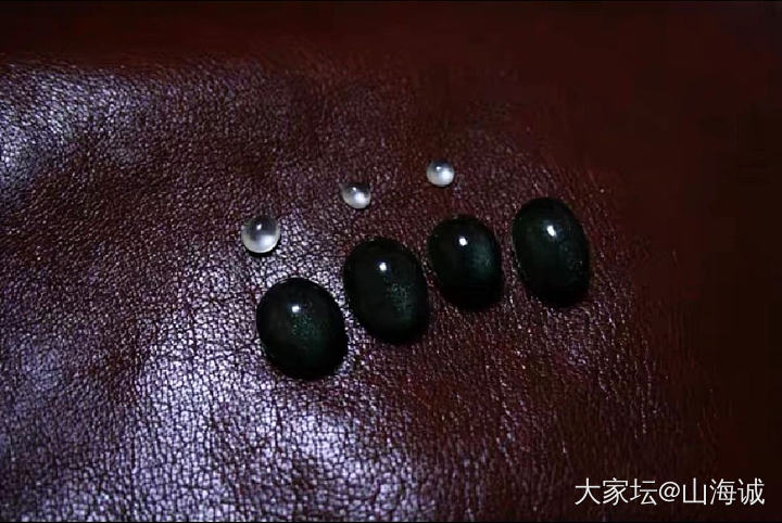 几枚玻璃小蛋 ..._蛋面翡翠