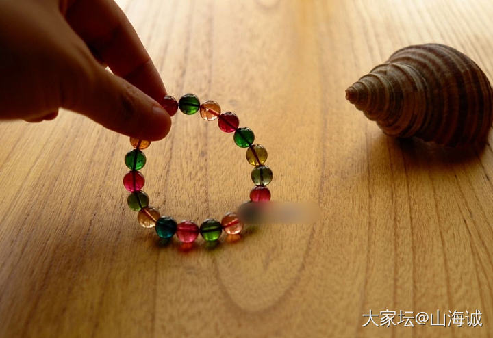 几年前收的两串碧玺 ..._珠串碧玺