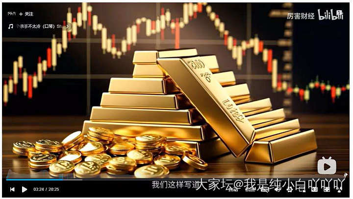 昨晚睡前看了个财经博主关于黄金的去年总结和新年分析，今早摸鱼截图出来了_金