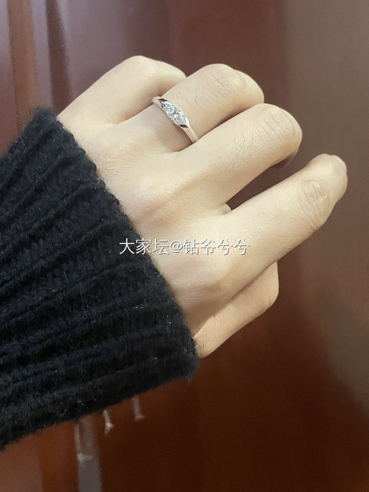 校长家的培育钻马眼戒指_戒指培育钻