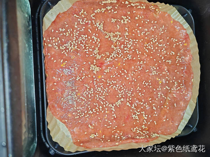 猪肉脯干烤好了_美食
