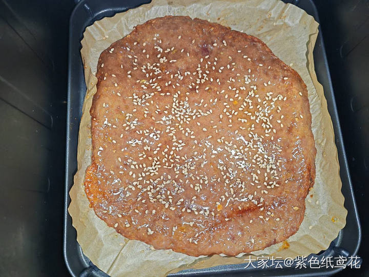 猪肉脯干烤好了_美食