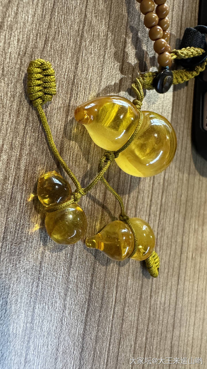 傻了，葫芦娃头没了_琥珀蜜蜡