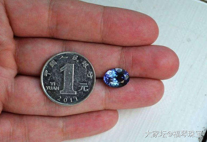 坦桑石 坦桑尼亚D矿区5A级别4.41克拉天然坦桑石戒面_坦桑石