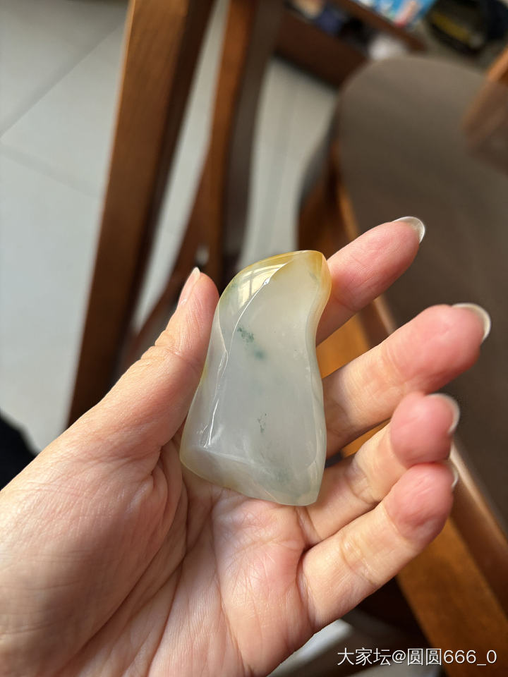 翡翠随形老坑胶块_翡翠