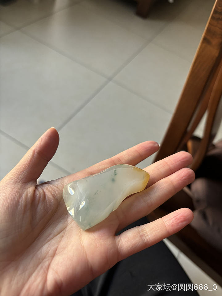 翡翠随形老坑胶块_翡翠