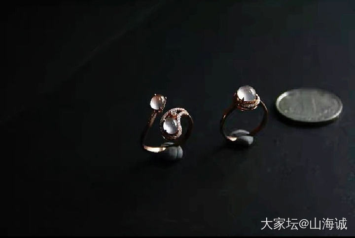 自己做的翡翠戒指 ..._戒指翡翠