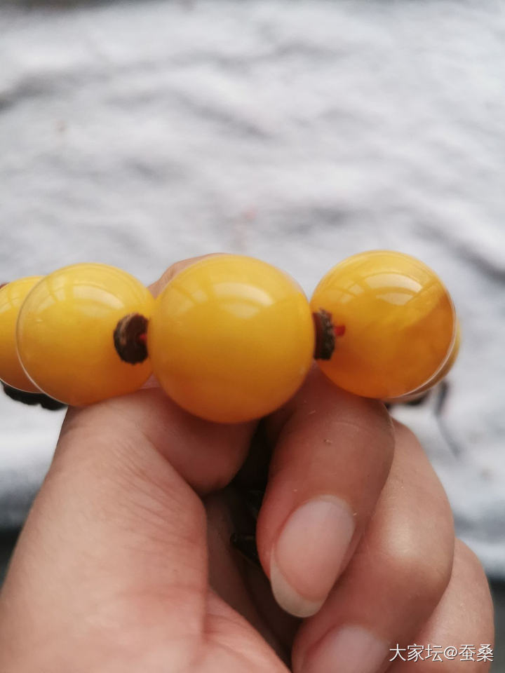 第一条蜜蜡手串，帮掌眼_琥珀蜜蜡