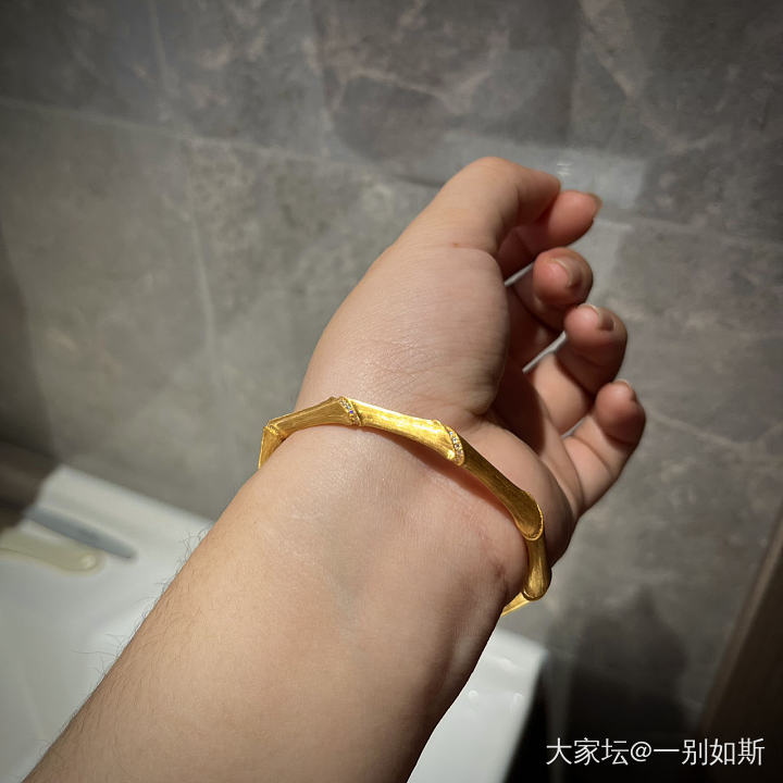 新年第一败！闪闪发光的竹节镯！_金