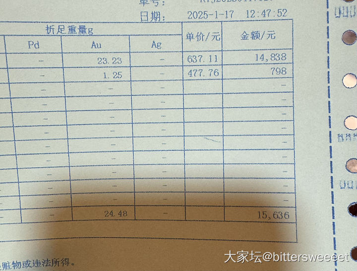 上周才买的镯子，793原价出回血 54圈的（5.21更新_金