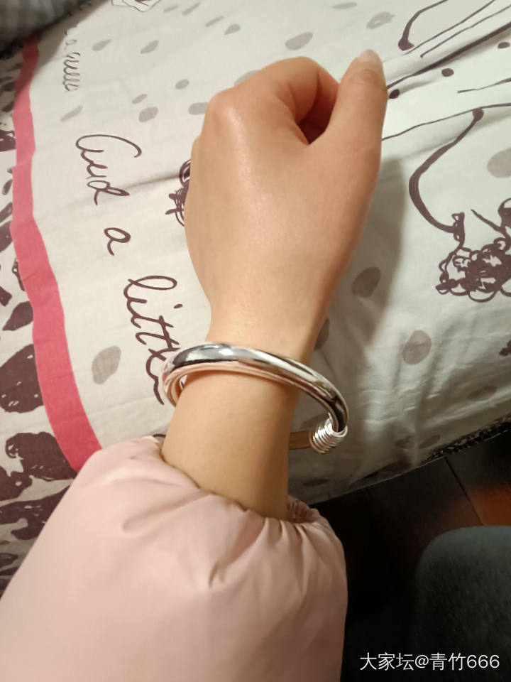 南记推圈_手镯银