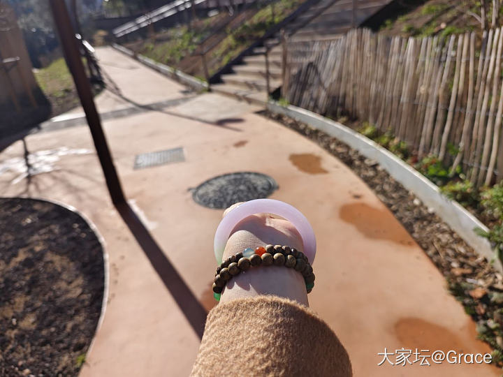 看看小春彩在大阳光下的表现力_翡翠